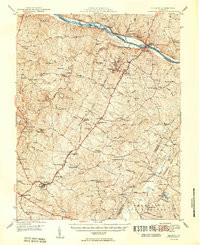 DILLWYN, VA HISTORICAL MAP GEOPDF 15X15