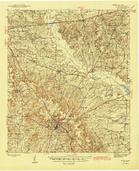 RUSK, TX HISTORICAL MAP GEOPDF 15X15 GRI