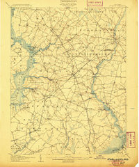 HURLOCK, MD HISTORICAL MAP GEOPDF 15X15