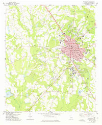 STATESBORO, GA HISTORICAL MAP GEOPDF 7.5