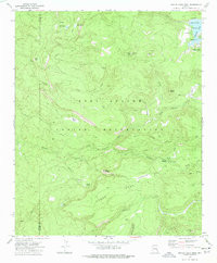 HAWLEY LAKE WEST, AZ HISTORICAL MAP GEOP