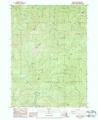 KERBY PEAK, OR HISTORICAL MAP GEOPDF 7.5