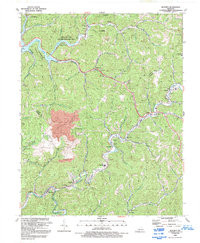 BLACKEY, KY HISTORICAL MAP GEOPDF 7.5X7.