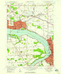 TONAWANDA WEST, NY HISTORICAL MAP GEOPDF