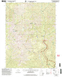 THURSTON PEAKS, CA HISTORICAL MAP GEOPDF