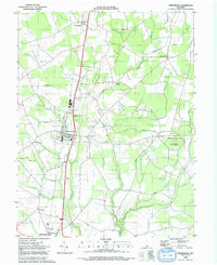 GREENWOOD, DE HISTORICAL MAP GEOPDF 7.5X