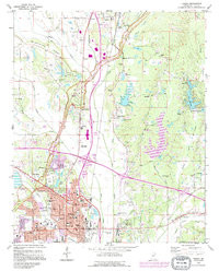 TUPELO, MS HISTORICAL MAP GEOPDF 7.5X7.5