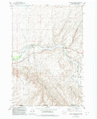 ZANGAR JUNCTION, WA-OR HISTORICAL MAP GE