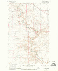 CUT BANK SE, MT HISTORICAL MAP GEOPDF 7.