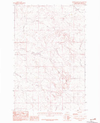 JOHNSON COULEE EAST, MT HISTORICAL MAP G