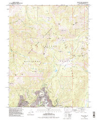MOUNT ROSE, NV HISTORICAL MAP GEOPDF 7.5