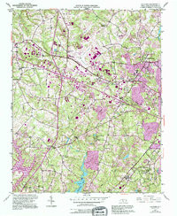 GUILFORD, NC HISTORICAL MAP GEOPDF 7.5X7