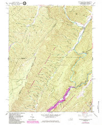 MOUNTAIN GROVE, VA-WV HISTORICAL MAP GEO