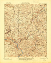 MEADOW CREEK, WV HISTORICAL MAP GEOPDF 1