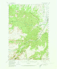 MOUNT MAURICE, MT-WY HISTORICAL MAP GEOP