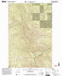 PRISCILLA PEAK, MT HISTORICAL MAP GEOPDF