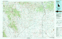 DUBOIS, ID-MT HISTORICAL MAP GEOPDF 30X6