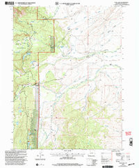 TEAL LAKE, CO HISTORICAL MAP GEOPDF 7.5X