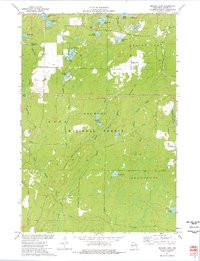 SHADOW LAKE, WI HISTORICAL MAP GEOPDF 7.