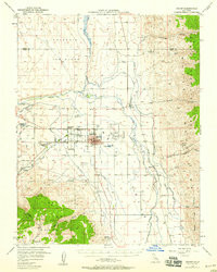 BISHOP, CA HISTORICAL MAP GEOPDF 15X15 G