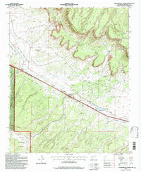CONTINENTAL DIVIDE, NM HISTORICAL MAP GE