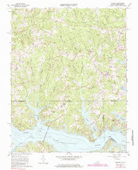 GASBURG, VA-NC HISTORICAL MAP GEOPDF 7.5