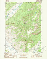 MOUNT HORNADAY, WY-MT HISTORICAL MAP GEO