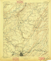 BIRMINGHAM, AL HISTORICAL MAP GEOPDF 30X