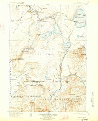 SHOSHONE, WY HISTORICAL MAP GEOPDF 30X30