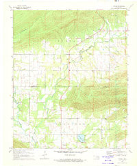 YANUSH, OK HISTORICAL MAP GEOPDF 7.5X7.5