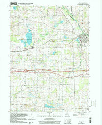 DEXTER, MI HISTORICAL MAP GEOPDF 7.5X7.5