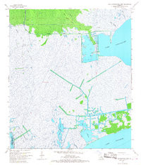 LAKE CATAOUATCHE WEST, LA HISTORICAL MAP