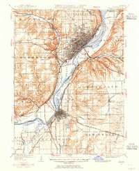 PEORIA, IL HISTORICAL MAP GEOPDF 15X15 G