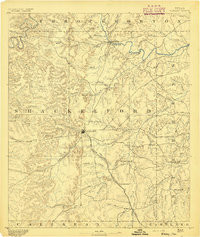 ALBANY, TX HISTORICAL MAP GEOPDF 30X30 G