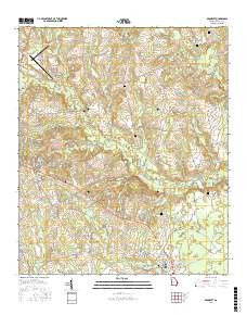 BROOKLET, GA TNM GEOSPATIAL PDF 7.5X7.5