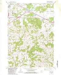 OAKDALE, WI HISTORICAL MAP GEOPDF 7.5X7.