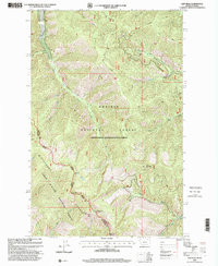 GEM PEAK, MT-ID HISTORICAL MAP GEOPDF 7.