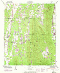 VILLANOW, GA HISTORICAL MAP GEOPDF 7.5X7
