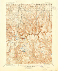 HAYDEN PEAK, UT-WY HISTORICAL MAP GEOPDF