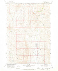 RILEY BUTTE, ID HISTORICAL MAP GEOPDF 7.