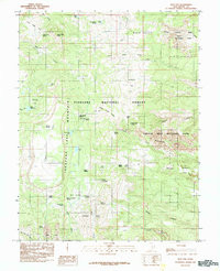 FLAT TOP, UT HISTORICAL MAP GEOPDF 7.5X7