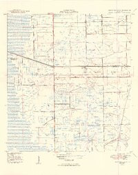 WEST DIXIE BEND, FL HISTORICAL MAP GEOPD