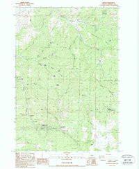 KINZUA, OR HISTORICAL MAP GEOPDF 7.5X7.5