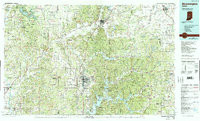 BLOOMINGTON, IN HISTORICAL MAP GEOPDF 30