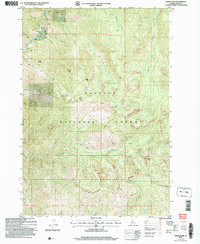 PARKS PEAK, ID HISTORICAL MAP GEOPDF 7.5