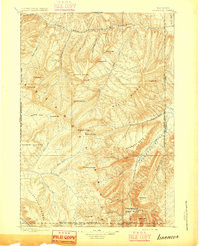 ISHAWODA, WY HISTORICAL MAP GEOPDF 30X30