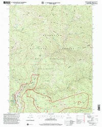 WRIGHTS RIDGE, CA HISTORICAL MAP GEOPDF