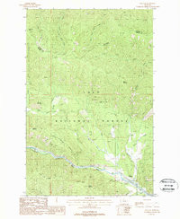 HAUGAN, MT HISTORICAL MAP GEOPDF 7.5X7.5