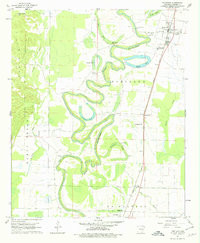 PORTLAND, AR HISTORICAL MAP GEOPDF 7.5X7