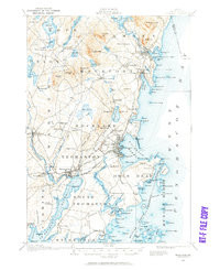 ROCKLAND, ME HISTORICAL MAP GEOPDF 15X15